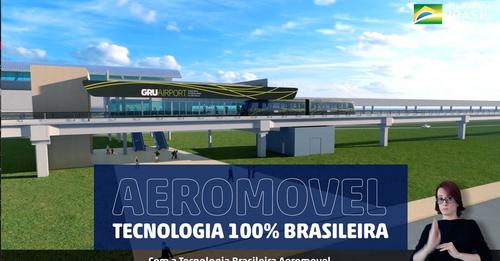 Aeromovel no Aeroporto de Guarulhos