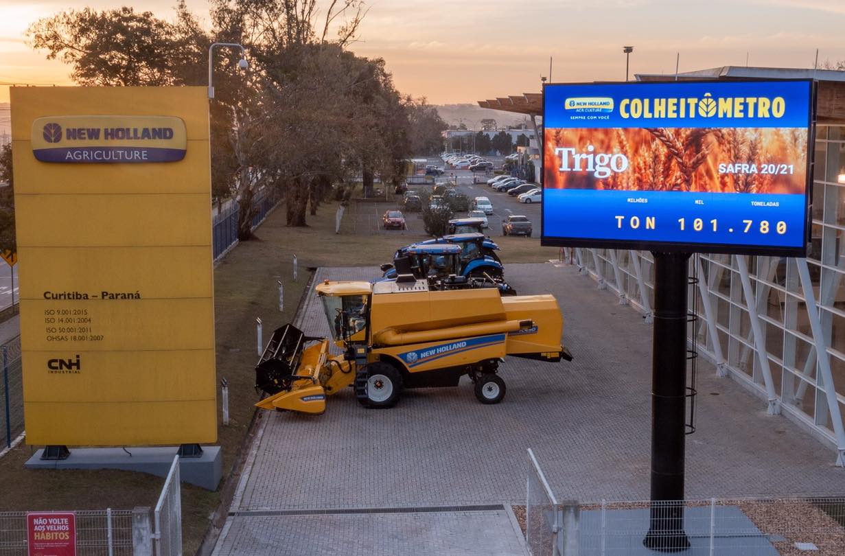 New Holland lança Colheitômetro