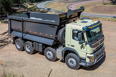 Volvo FMX - um caminhão de construção robusta