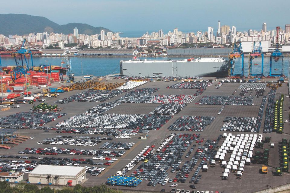 Santos carros elétricos TEV